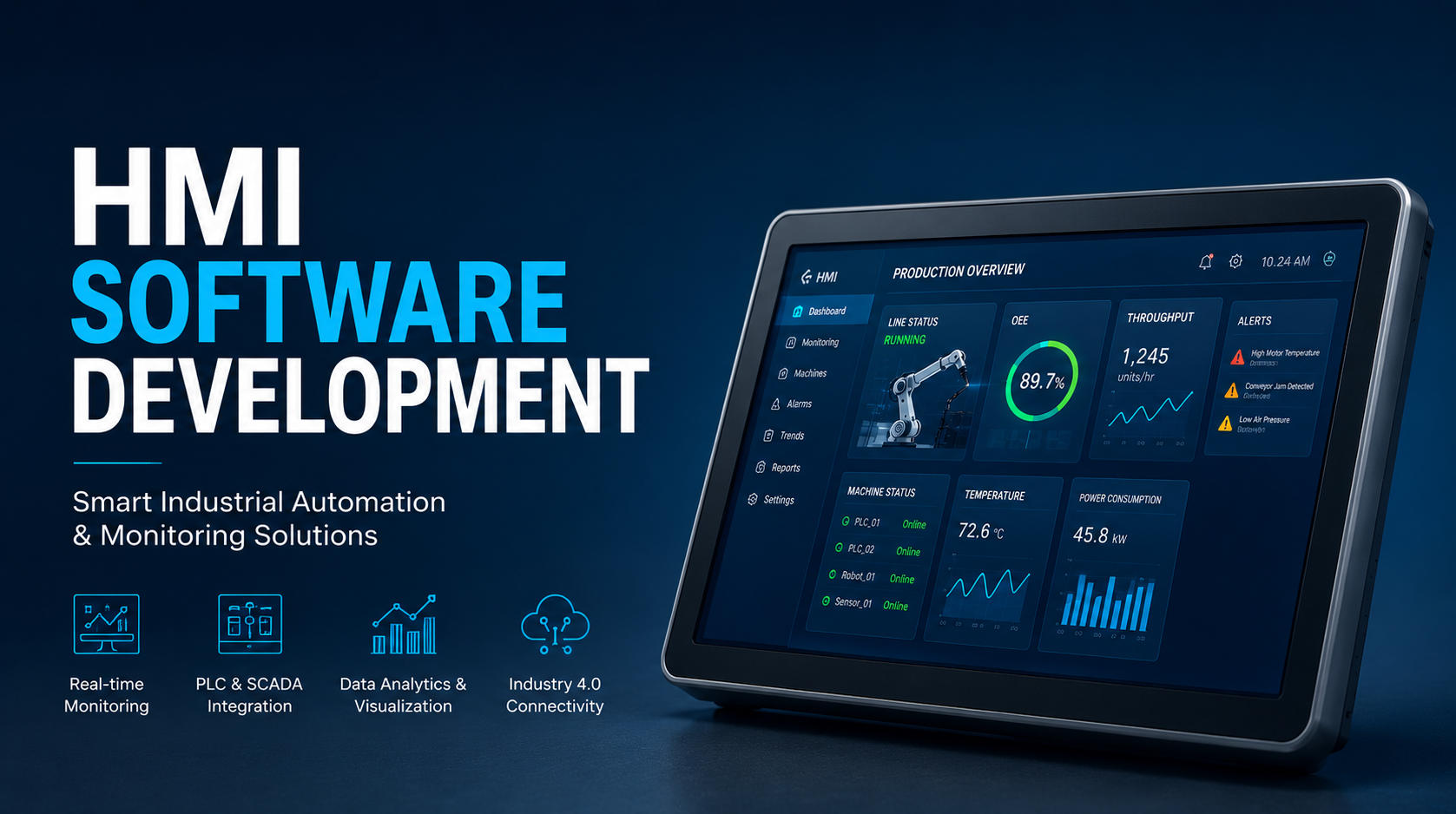 Custom HMI Software Development Services for Industrial Automation