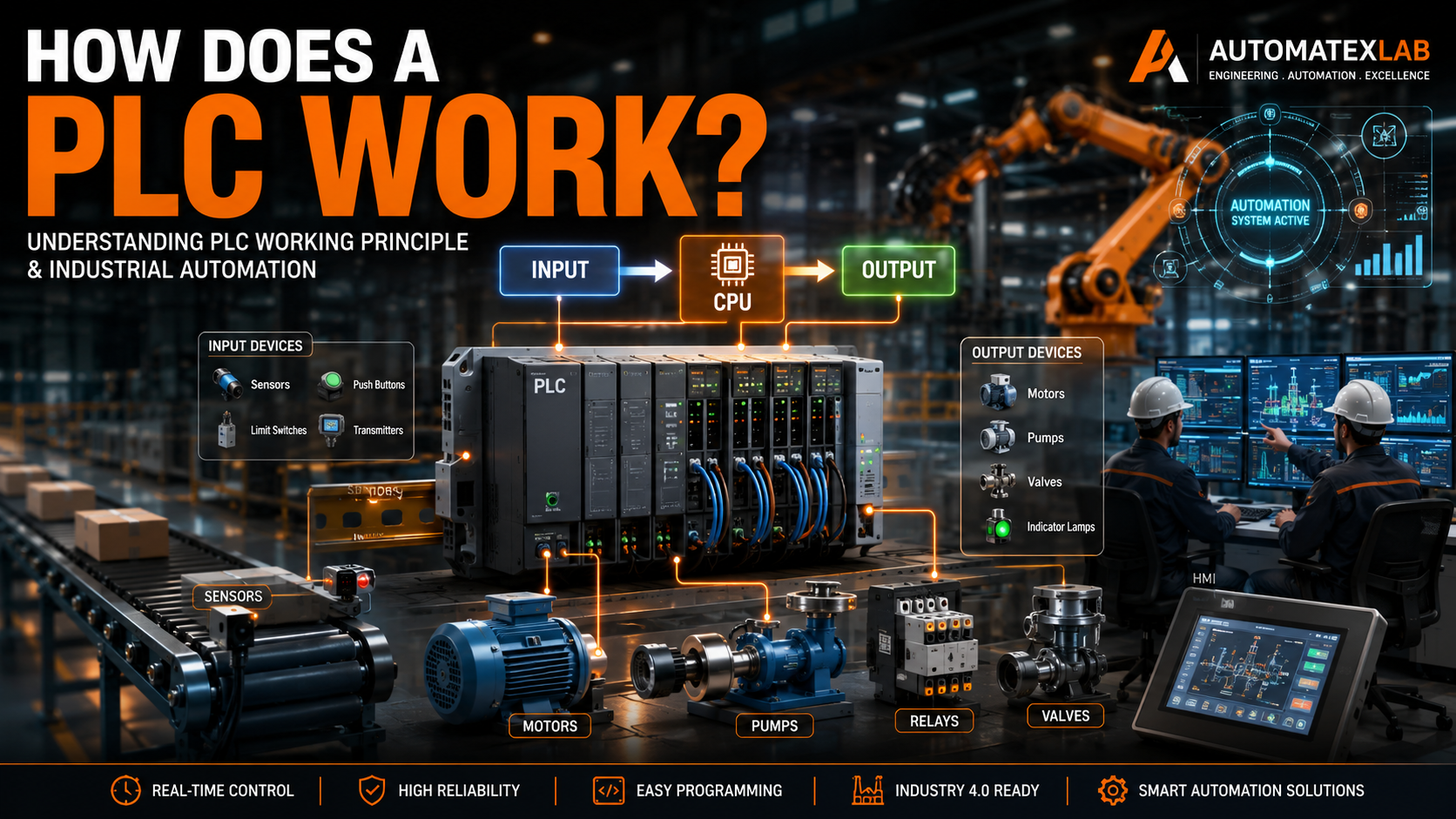 How Does a PLC Work? PLC Working Principle Explained