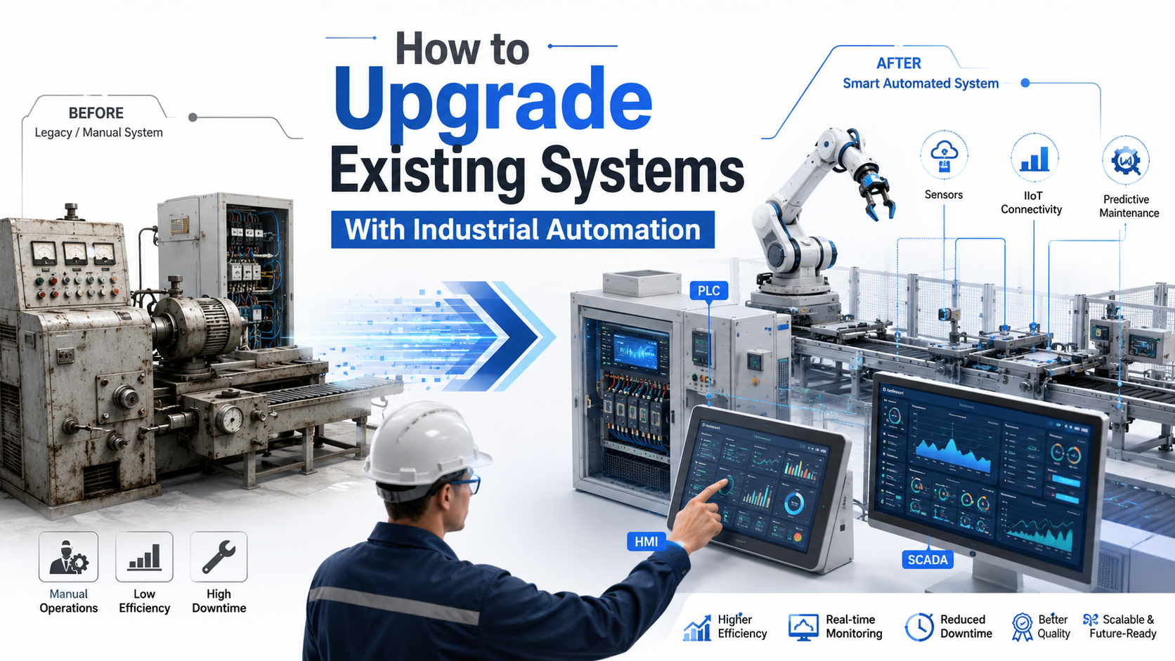 How to Upgrade Existing Systems With Industrial Automation