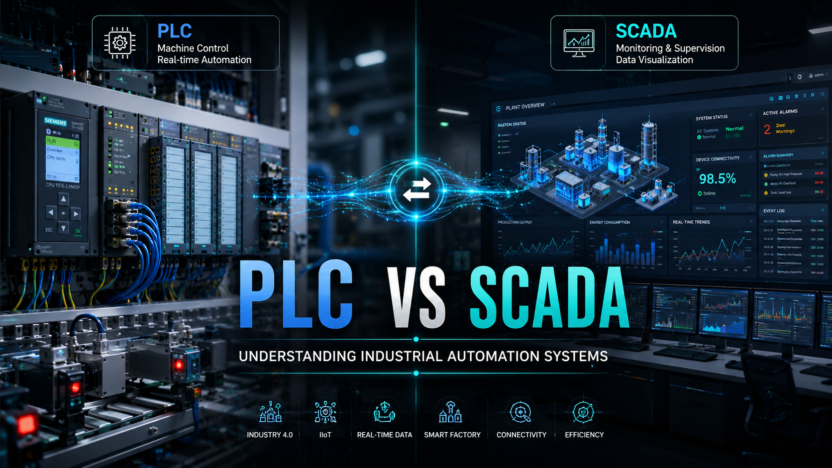PLC vs SCADA