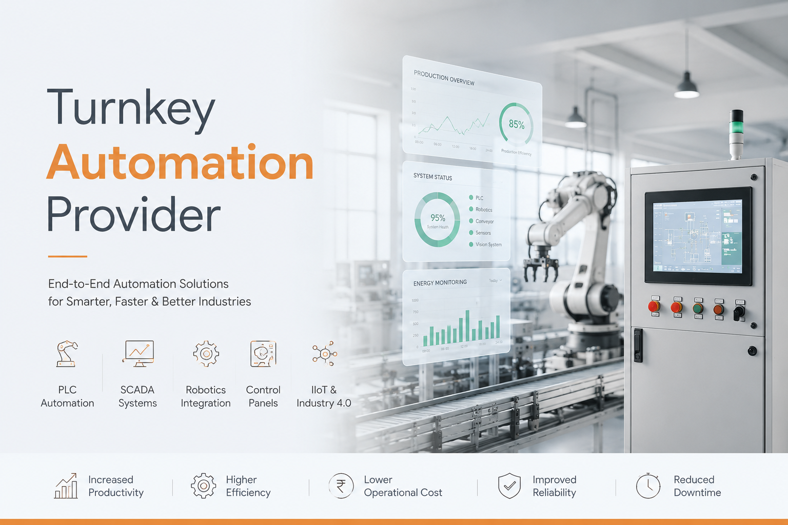 Turnkey Automation Provider for Complete Industrial Automation Solutions