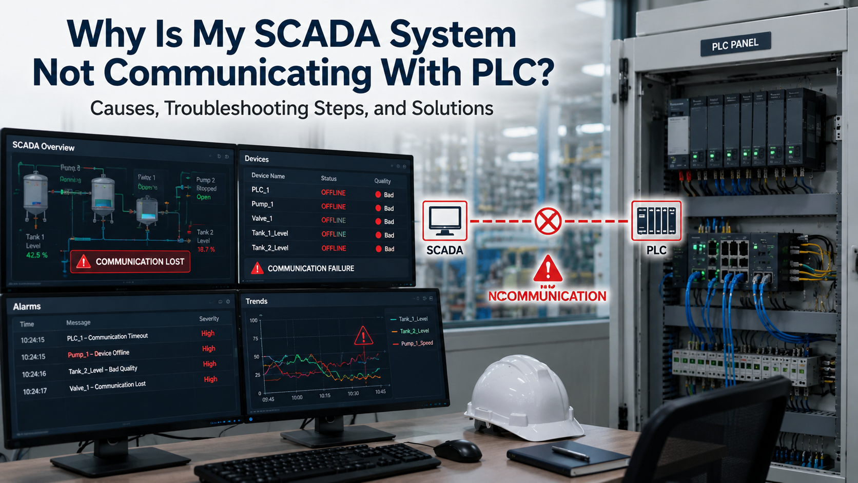 Why Is My SCADA System Not Communicating With PLC?