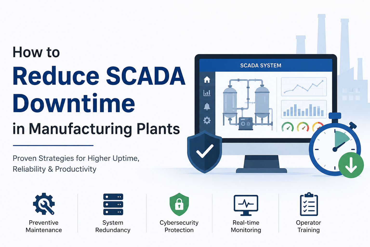 How to Reduce SCADA Downtime in Manufacturing Plants