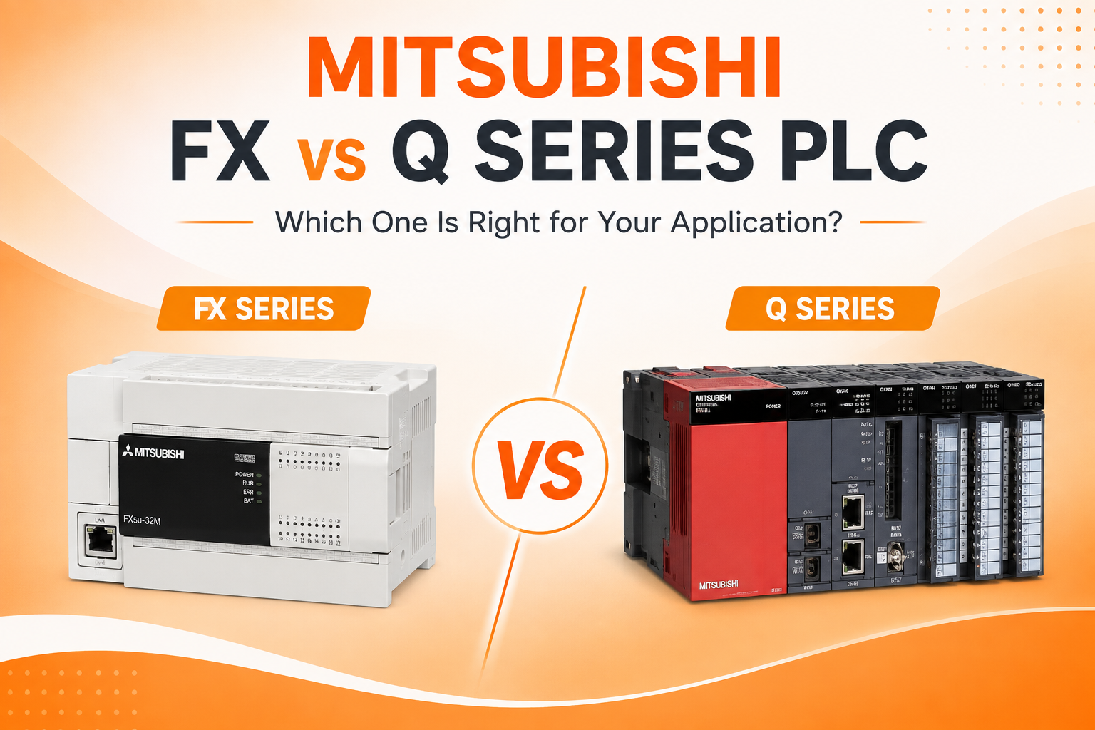 Mitsubishi FX vs Q Series PLCs