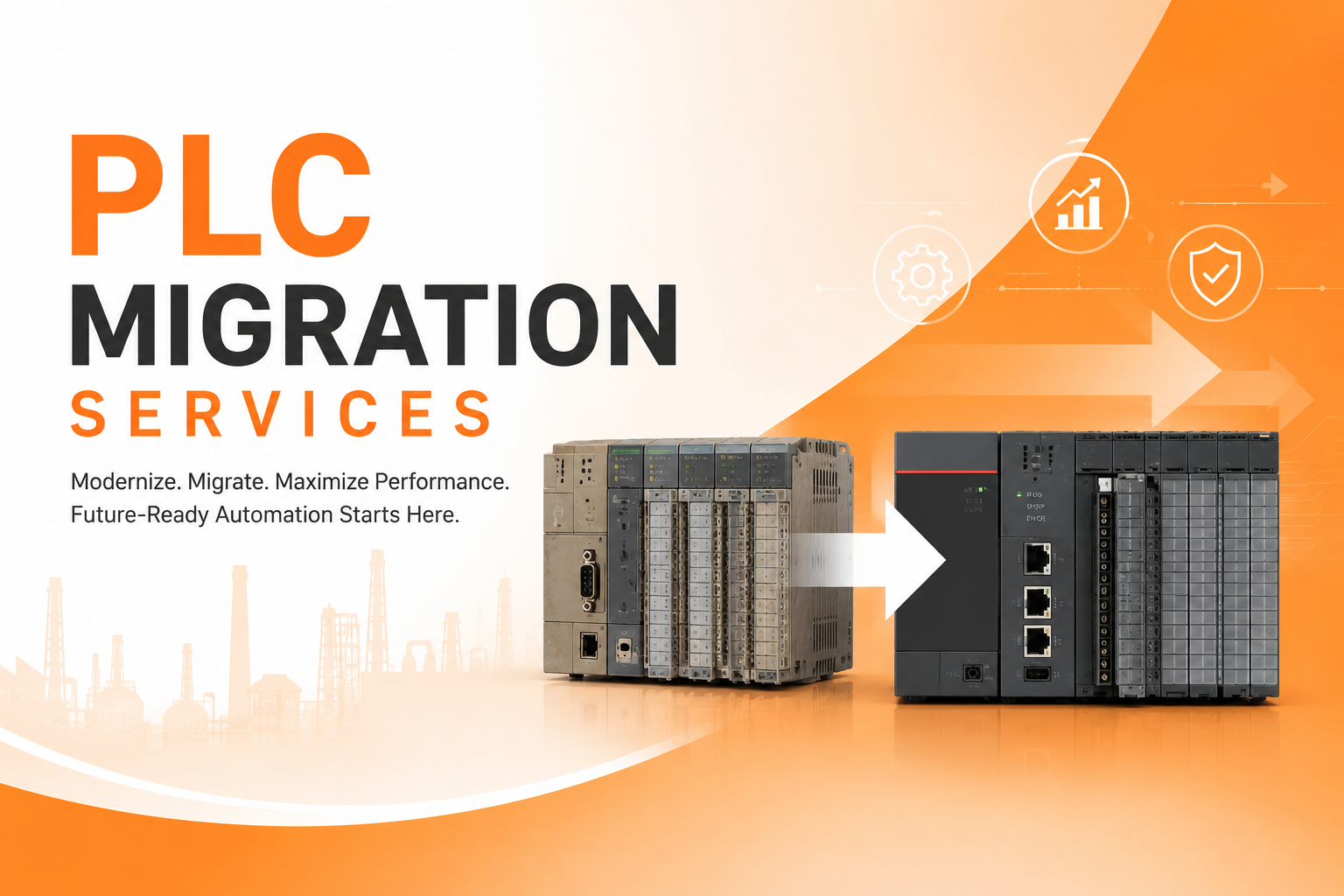 Automation engineer migrating a legacy PLC system to a modern control platform